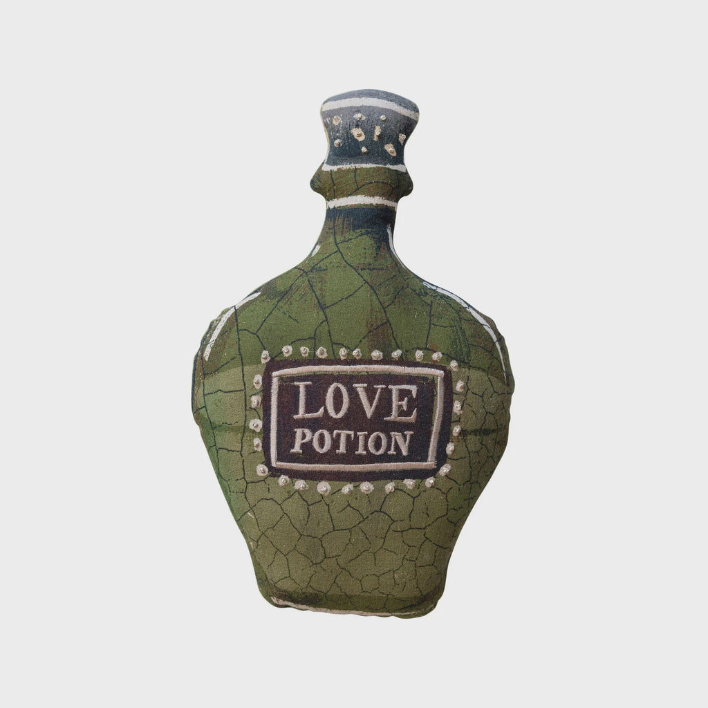Potion Bottle Shaped Pillow - Embroidered