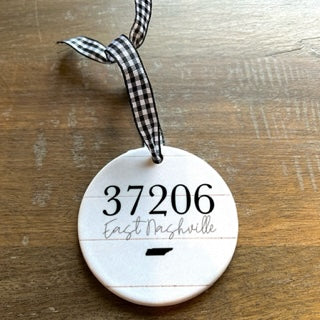 East Nashville Zip Code Ornament