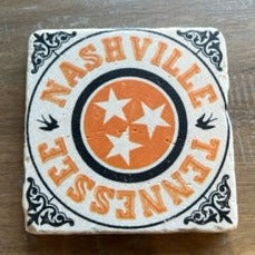 Nashville Orange Coaster