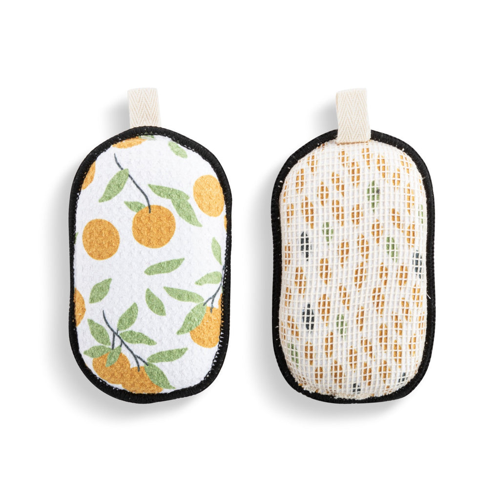 Absorbent Sponges Set/2-Citrus Orange