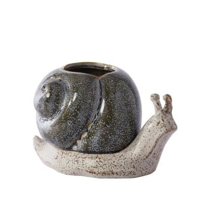 Snail Pot with Saucer