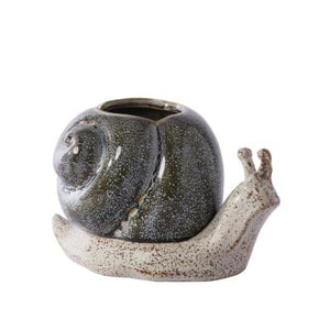 Snail Pot with Saucer