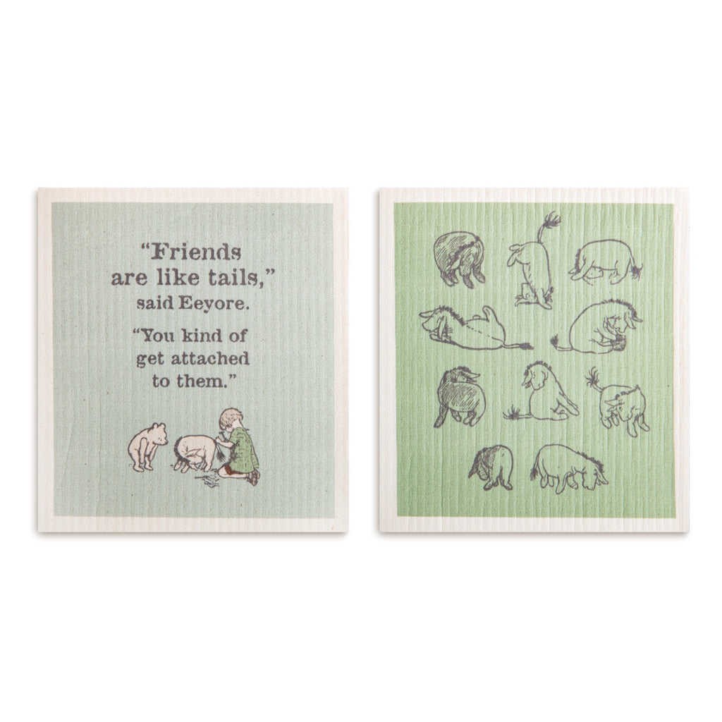 Eeyore Biodegradable Dish Cloth - Set /2