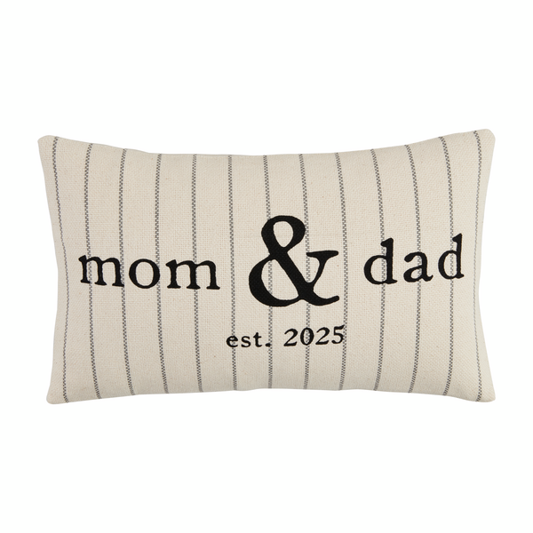 Mom & Dad EST2025 Pillow