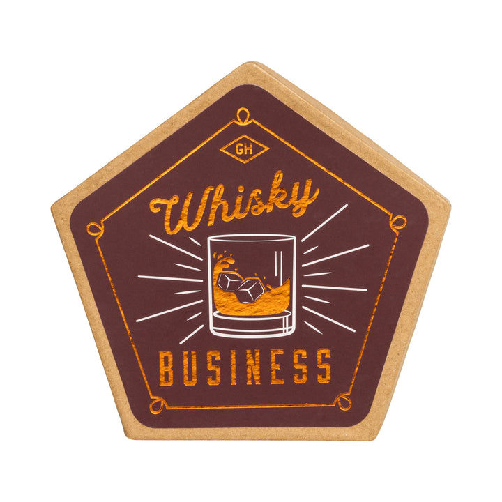 Whiskey Coasters, Set of 4