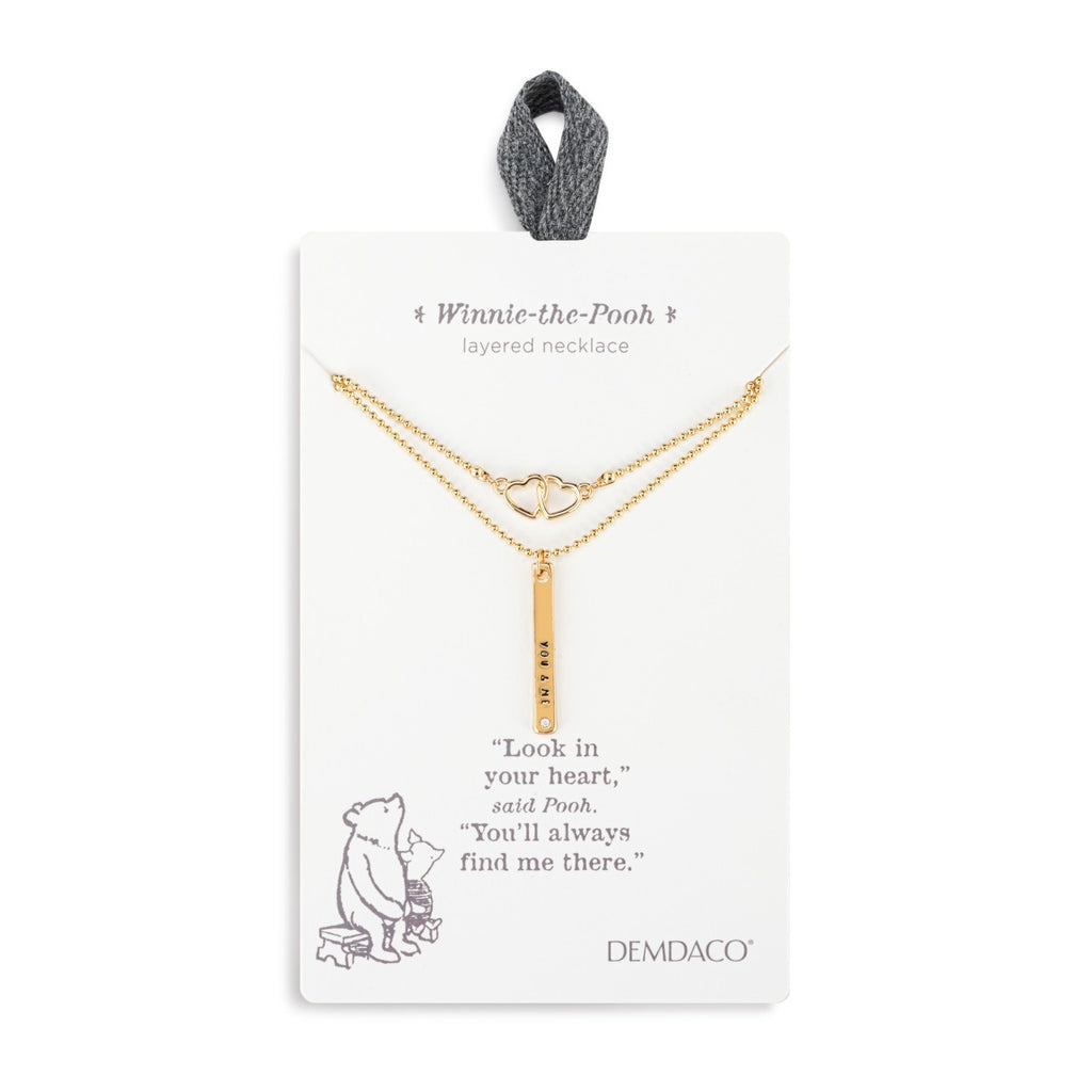 You & Me Layered Necklace-Winnie The Pooh