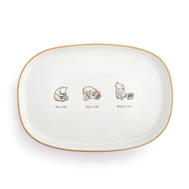 Sit A Bit Ceramic Oval Platter