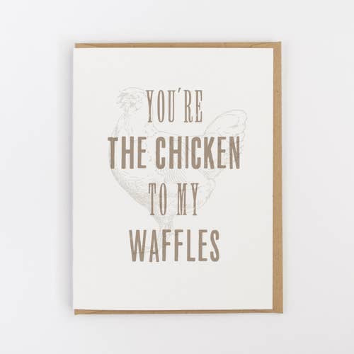 Chicken & Waffles Greeting Card