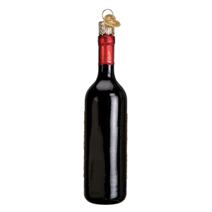 Red Wine Bottle Ornament