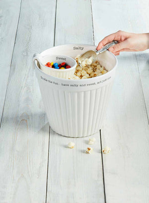 DISC-Popcorn & Candy Bowl Set