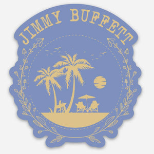 Tribute To Jimmy Buffet Sticker