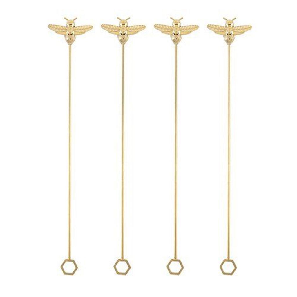 Twine Brass Bee Stir Sticks
