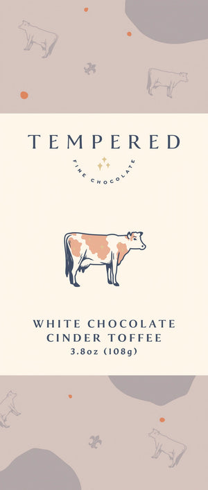 White Chocolate Cinder Toffee Bar