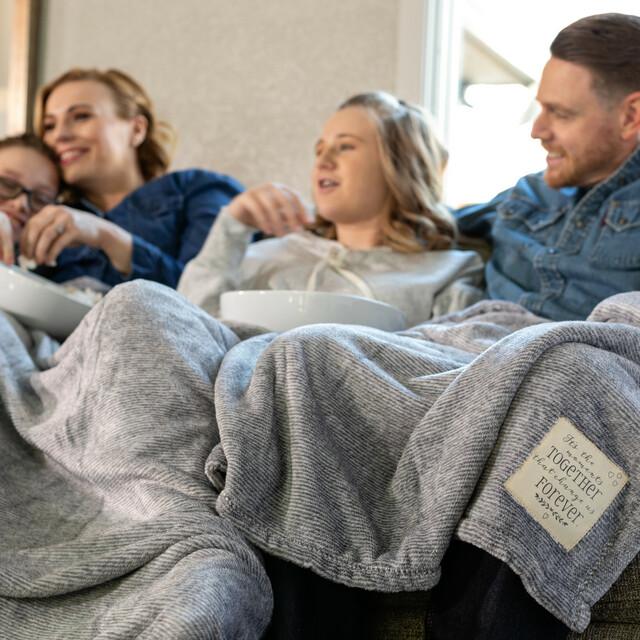 Moments Together Family Mega Blanket – Gray