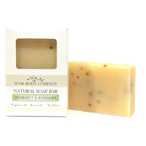 Spearmint & Rosemary Natural Bar Soap