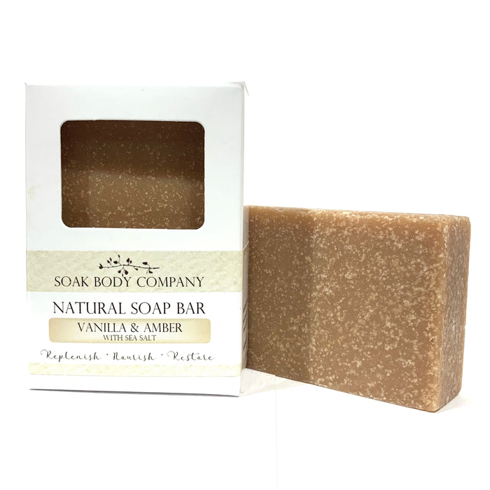 Vanilla & Amber Natural Bar Soap