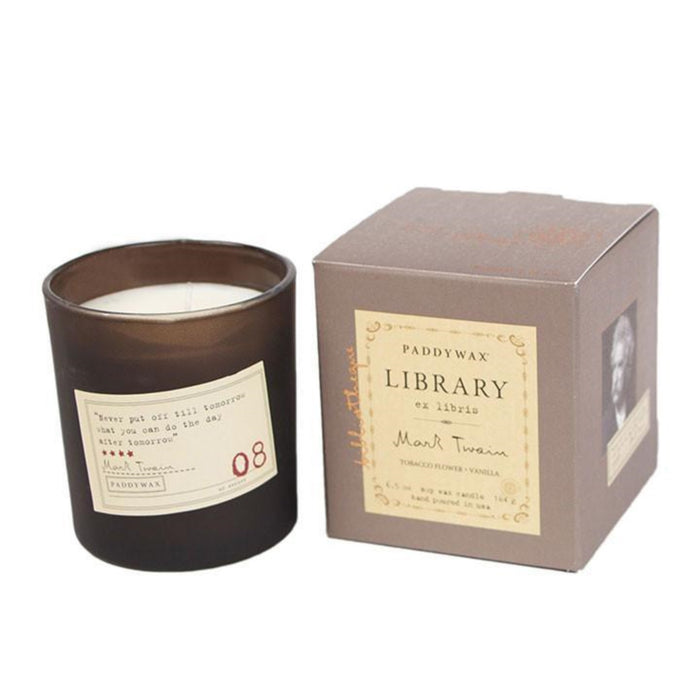 Library-Mark Twain Candle