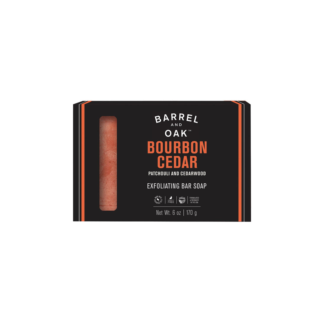 Bourbon Cedar Exfoliating Soap