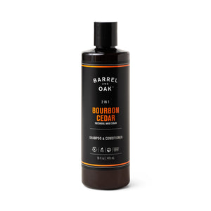 Bourbon Cedar 2-in-1 Shampoo & Conditioner
