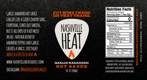 Nashville Heat Sauces-Garlic Habanero