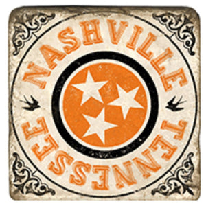 Nashville Orange Coaster