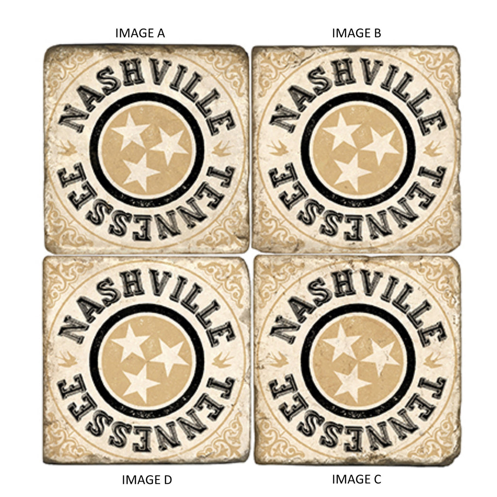 Nashville Black & Tan V2 Coaster