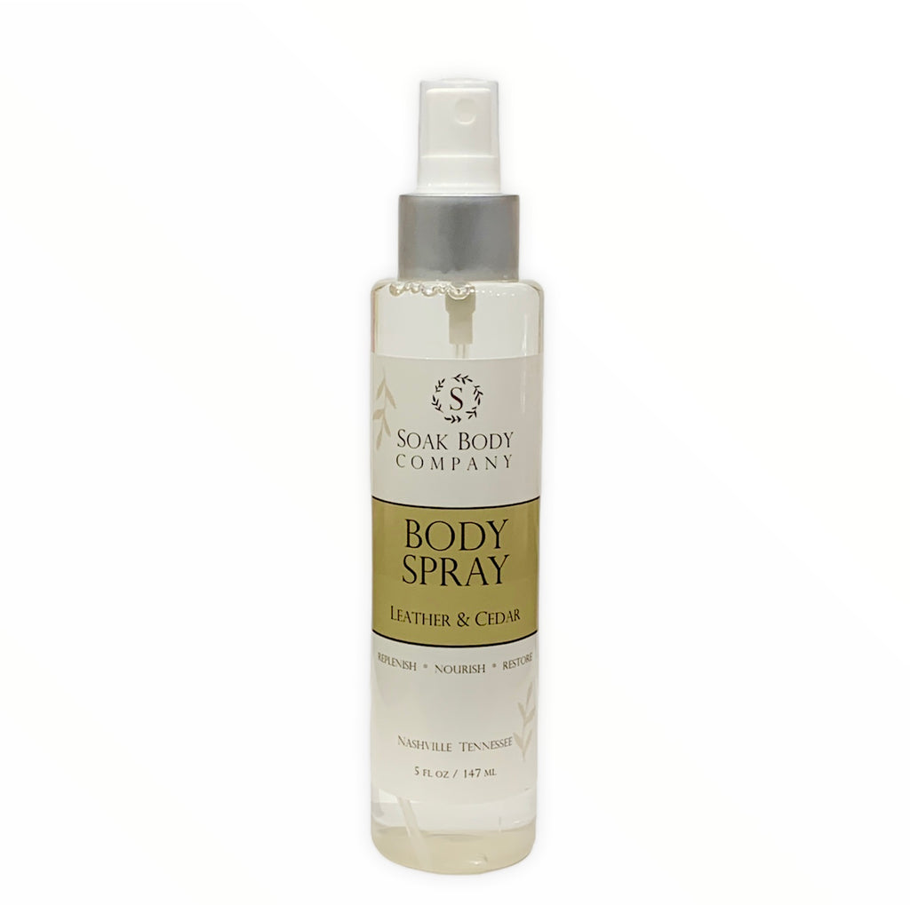 Leather & Cedar Body Spray