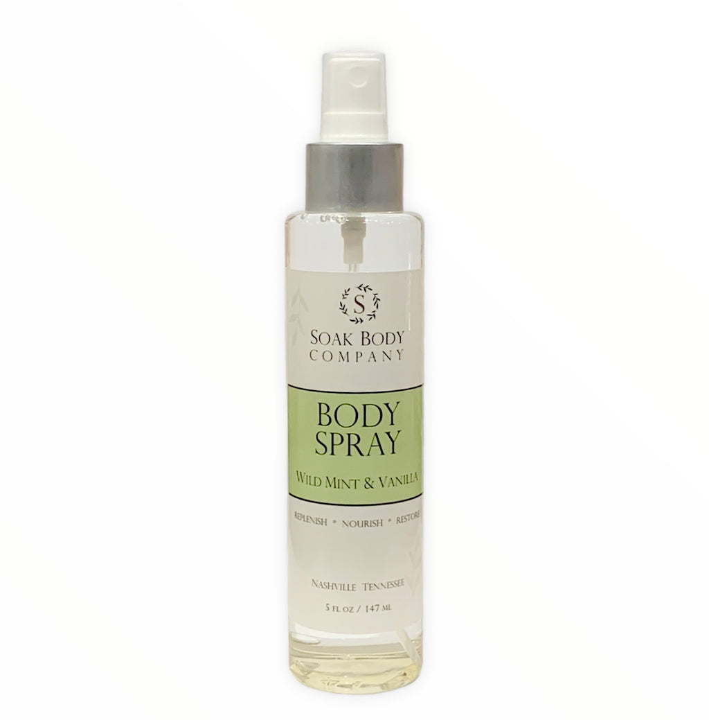 Wild Mint & Vanilla Body Spray