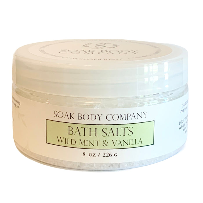 Wild Mint & Vanilla Bath Salts
