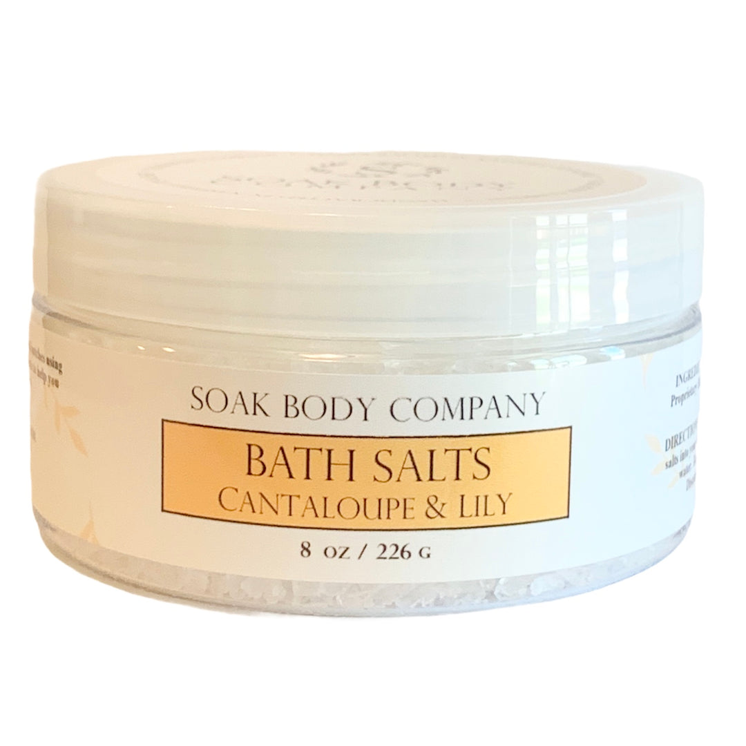Cantaloupe & Lily Bath Salts
