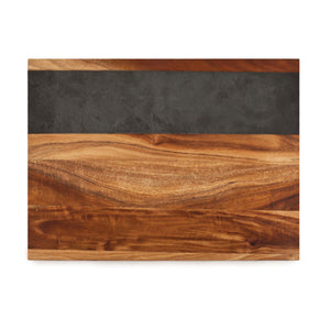 Rustic Farmhouse Wood with Slate Board