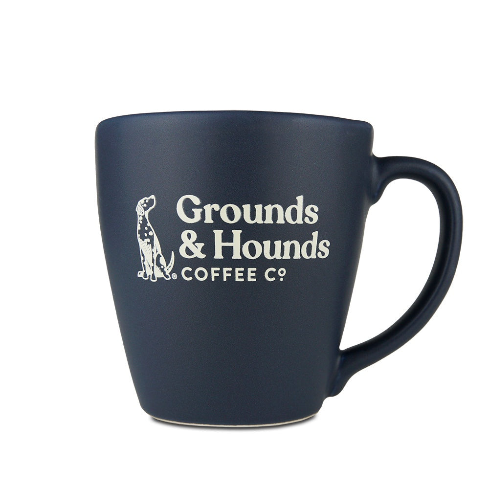 Grounds & Hounds Signature Mug-Navy