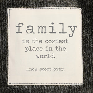 Together Time Family Mega Blanket – Black