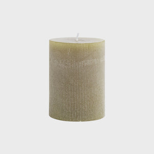 3x4 Linen Pleated Candle-Unscent