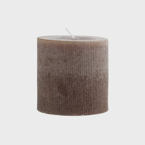 4x4 Leather Pleated Candle-Unsce