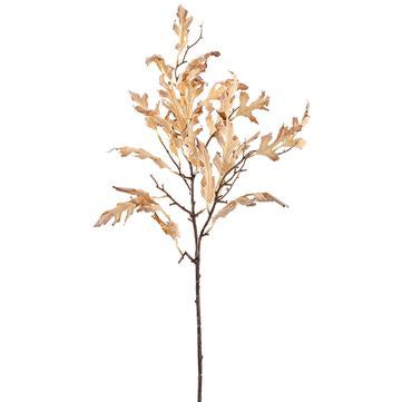 Oak Leaf Spray - Golden Tan Dried Look