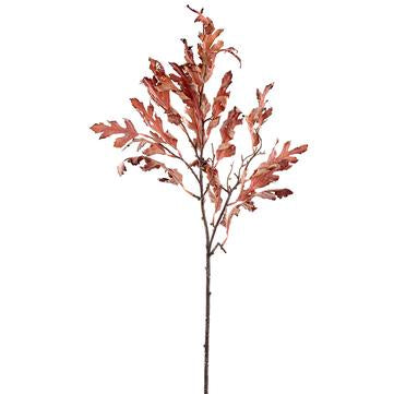 Oak Leaf Spray - Brown Dried Look