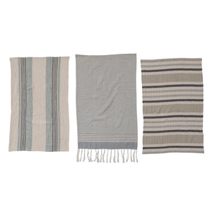 Cotton Tea Towels-Stripes Set of 3