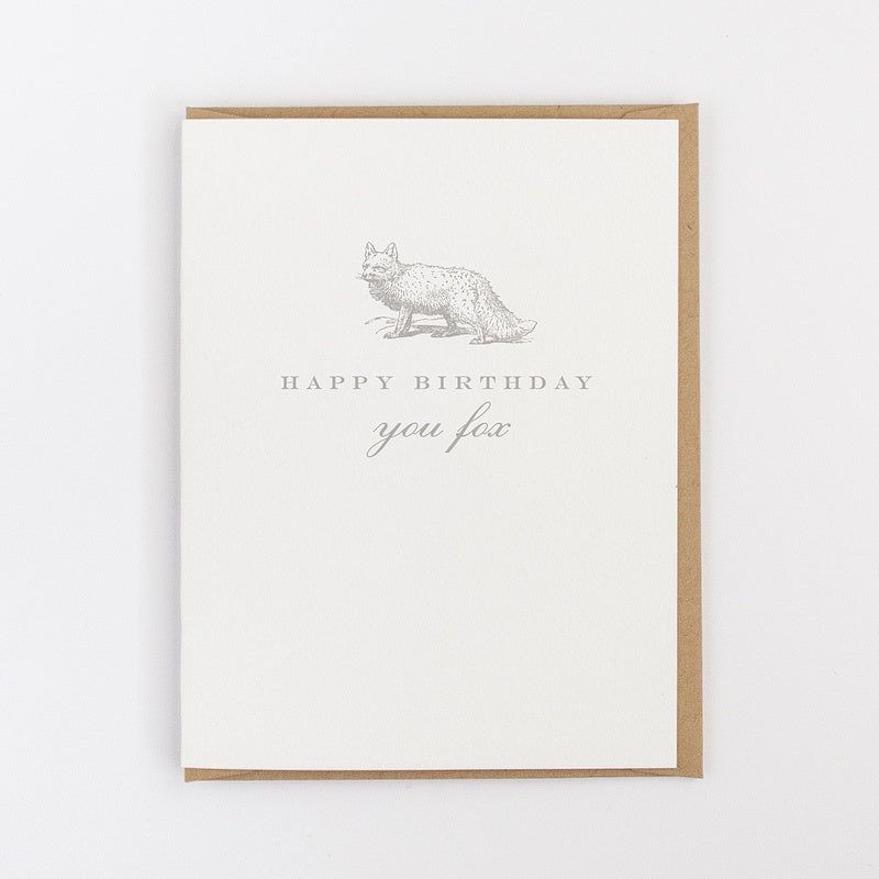 Foxy Greeting Card