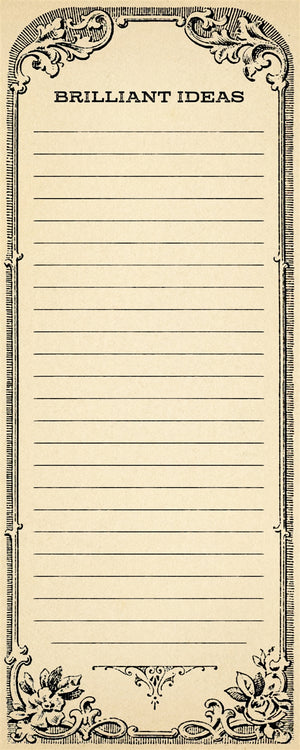 Brilliant Ideas Skinny Notepad