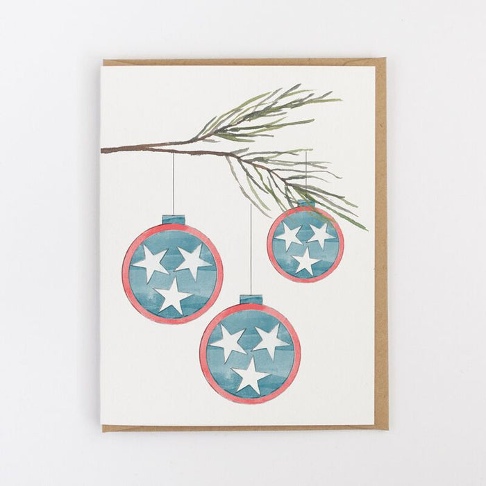 Tennessee Ornament Christmas Card