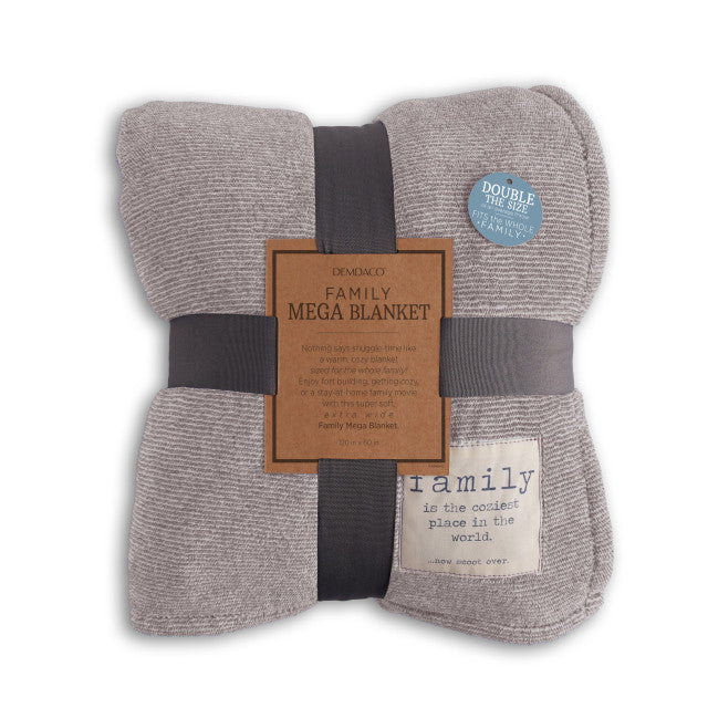 Together Time Family Mega Blanket – Warm Grey