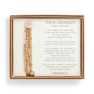Your Journey Prayer Bracelet - Champagne
