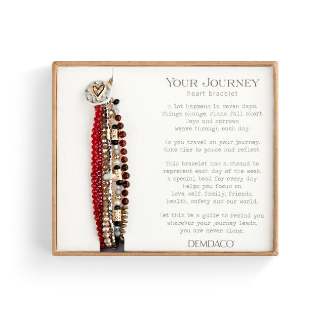 Your Journey Love Bracelet - Garnet
